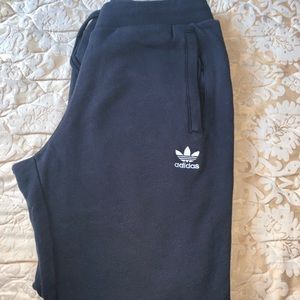Adidas black sweats brand new size medium